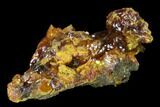 Orpiment Crystal Cluster on Pyrite - Peru #133124-1